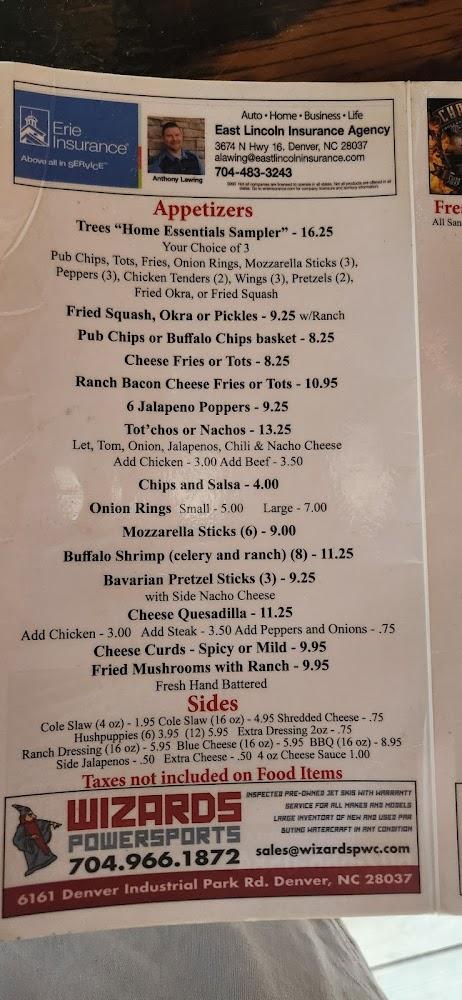 Two Trees Sports Bar & Grill Menu image 4
